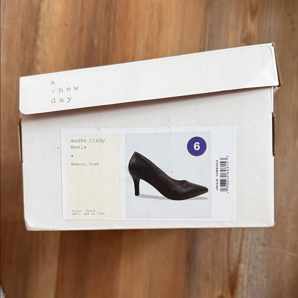 A New Day Classic Black Heels
